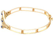 Pearl and Sapphire Bracelet in Yellow Gold