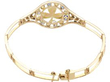 Pearl and Sapphire Bracelet in Yellow Gold