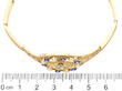 Pearl and Sapphire Bracelet in Yellow Gold size