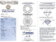 Platinum Trilogy Engagement Ring certificate