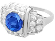 sapphire and diamond ring