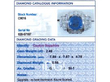 Antique Ceylon Sapphire and Diamond Ring grading card
