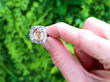 Vintage Orange Tourmaline Ring outside