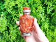 Antique Carved Stone Scent Bottle
