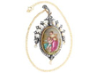 Victorian Enamel pendant with pearls