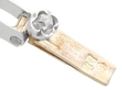 Antique Floral Diamond Necklace in White Gold hallmarks