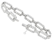 1920s Diamond Bracelet in Platinum open
