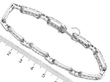 1920s Diamond Bracelet in Platinum size