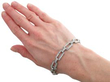 1920s Diamond Bracelet in Platinum wearing