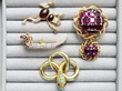 garnet brooches