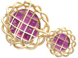 Victorian Garnet Brooch in Yellow Gold reverse