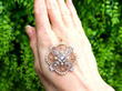 Edwardian Pearl and Diamond Pendant Brooch outside
