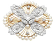 Edwardian Pearl and Diamond Brooch