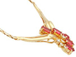 Vintage Ruby Necklace in 18k Yellow Gold