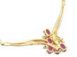 Vintage Ruby Necklace in 18k Yellow Gold reverse