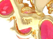 Vintage Ruby Necklace in 18k Yellow Gold hallmarks