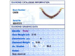 Vintage Yellow Gold and Ruby Necklace grading card