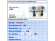 Sapphire and Diamond Earrings in Yellow Gold grading card