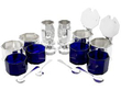 Sterling Silver 6 Piece Condiment Set Chester with Liners
