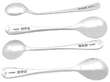 Sterling Silver 6 Piece Condiment Set Chester