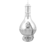Victorian Silver Pilgrim Flask side view