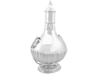 Antique Victorian Silver Pilgrim Flask