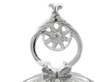 Victorian Silver Pilgrim Flask detail