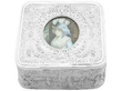 Antique Silver Dressing Table Box with Portrait