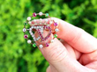 Antique Heart Brooch with Gemstones outside