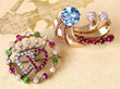 gemstone brooches