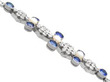 Pearl and Blue Sapphire Bracelet