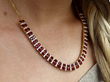 ruby and diamond necklace wearing
