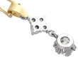 Diamond Drop Pendant Necklace in 9ct Gold reverse