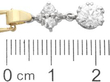 Diamond Drop Pendant Necklace in 9ct Gold size