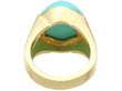 Vintage Yellow Gold Turquoise Ring