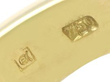 Vintage Yellow Gold Turquoise Ring hallmarks