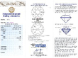 Emerald and Diamond Ring certificate