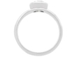 Vintage Gents Solitaire Band in White Gold
