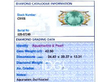 Birks Brooch with Aquamarine and Pearls grading card
