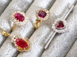 Vintage Ruby and Diamond Pendant