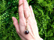 Antique Garnet Pendant Necklace in Gold