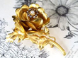 Victorian floral brooch