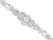 10 Carat Diamond Bracelet in Platinum reverse