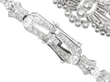 10 Carat Diamond Bracelet in Platinum closed