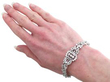 diamond platinum bracelet wearing