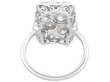 Rectangular Multi Diamond Dress Ring
