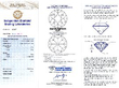 Rectangular Multi Diamond Dress Ring certificate