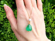 GIA Certified Emerald Pendant outside