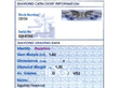 Art Deco Platinum Diamond & Sapphire Earrings grading card