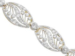 Art Nouveau Diamond Bracelet close up